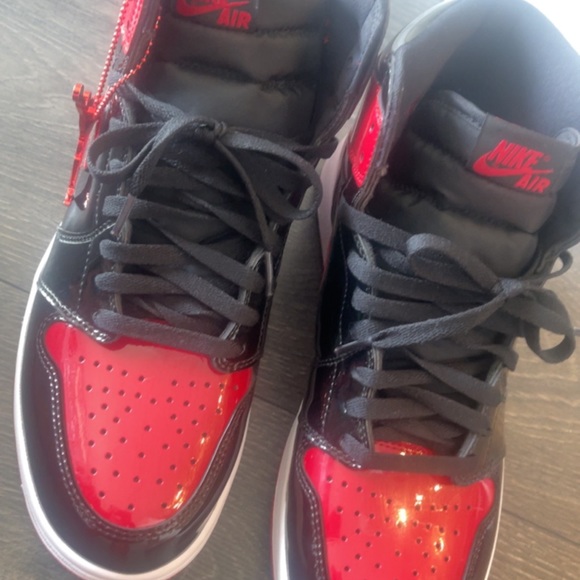 Patent Leather Air Jordan 1st highcuts - Picture 2 of 4